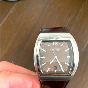 Kenneth Cole leather watch